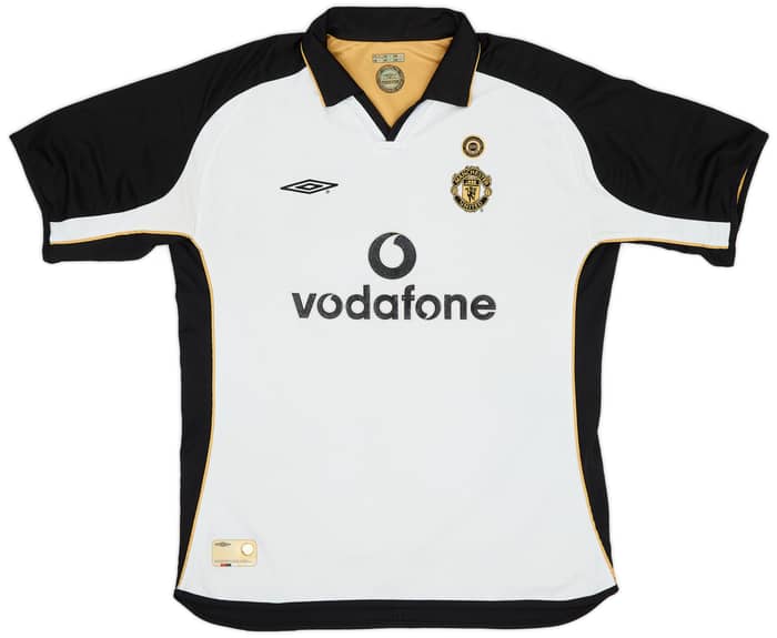 2001-02 Manchester United Centenary Away/Third Shirt Beckham #7 - 7/10 - (XL)