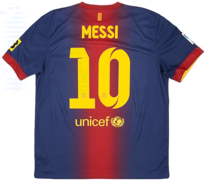 2012-13 Barcelona Home Shirt Messi #10 - 8/10 - (L)