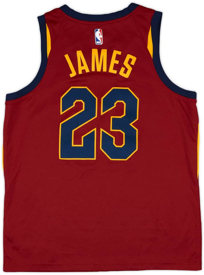 2017-18 Cleveland Cavaliers James #23 Nike Swingman Away Jersey - 7/10 - (L)