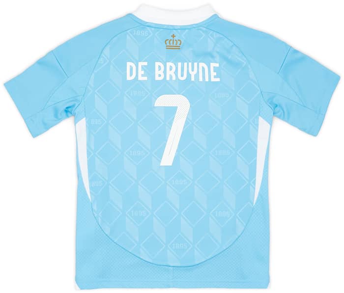 2024-25 Belgium Away Shirt De Bruyne #7 (KIDS)