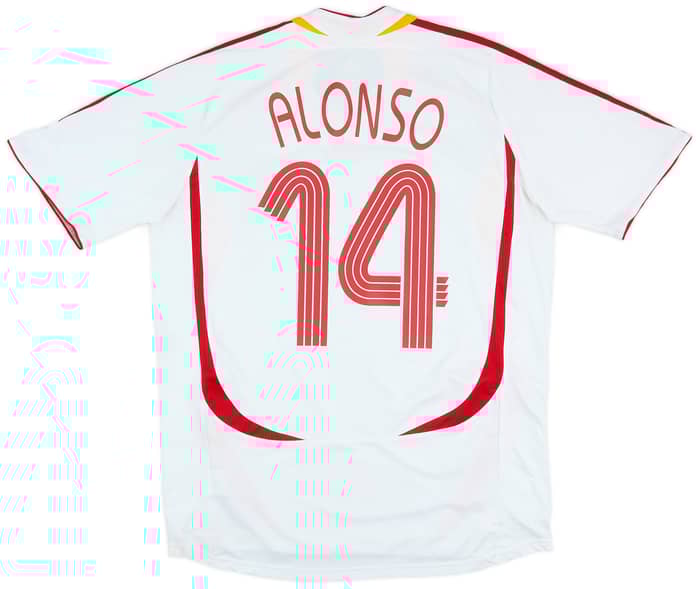 2006-08 Spain Away Shirt Alonso #14 - 6/10 - (M)