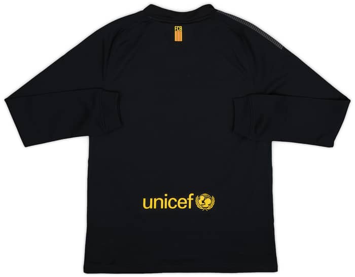 2011-12 Barcelona Away L/S Shirt - 9/10 - (M.Boys)