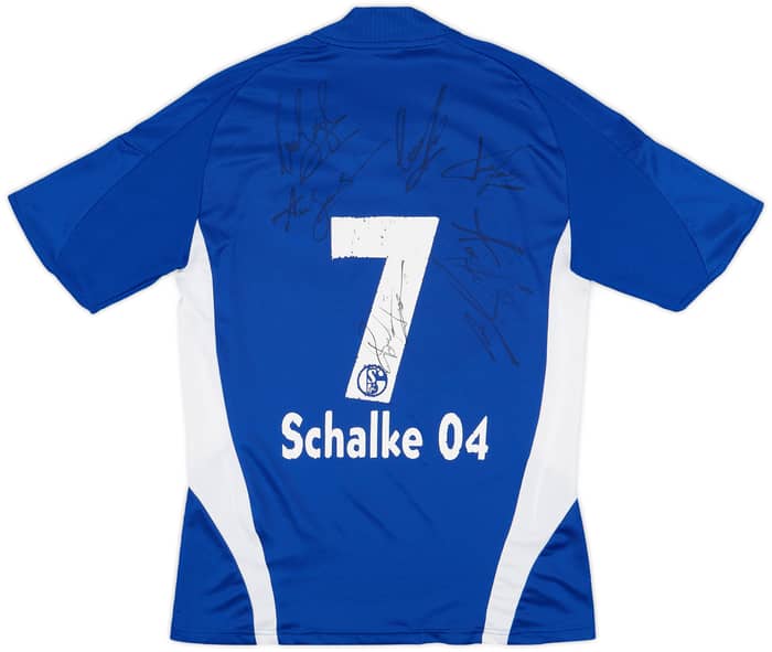 2008-10 Schalke Signed Home Shirt - 5/10 - (S)