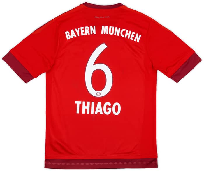 2015-16 Bayern Munich Home Shirt Thiago #6 - 6/10 - (M)