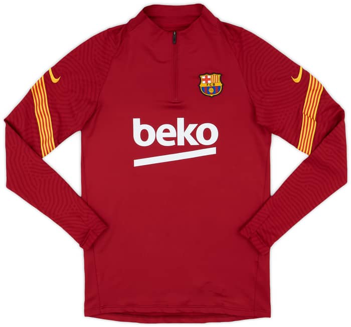 2020-21 Barcelona Nike 1/4 Zip Track Jacket - 9/10 - (S)