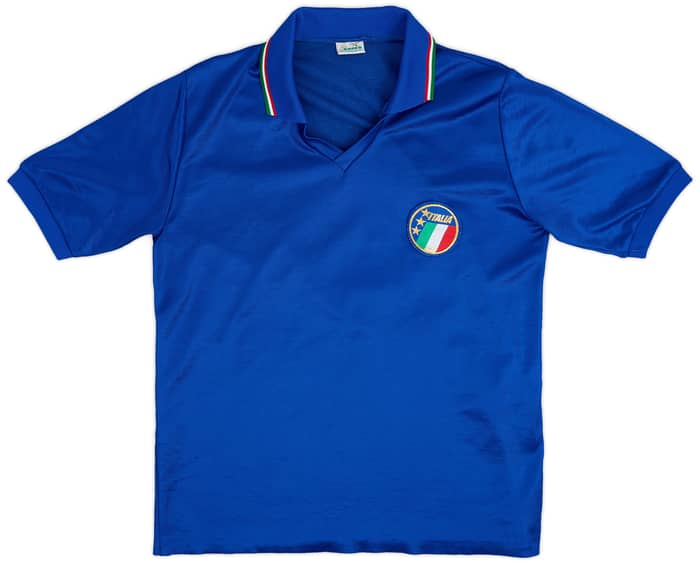 1986-88 Italy Home Shirt #9 - 9/10 - (M)