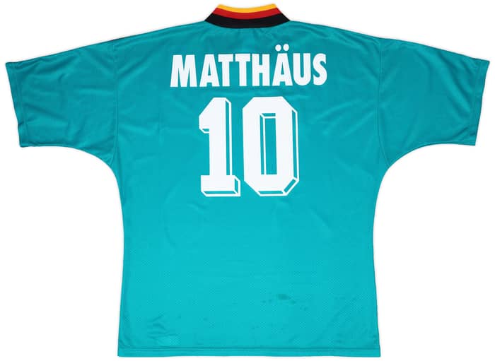 1994-96 Germany Away Shirt Matthaus #10 - 7/10 - (XL)