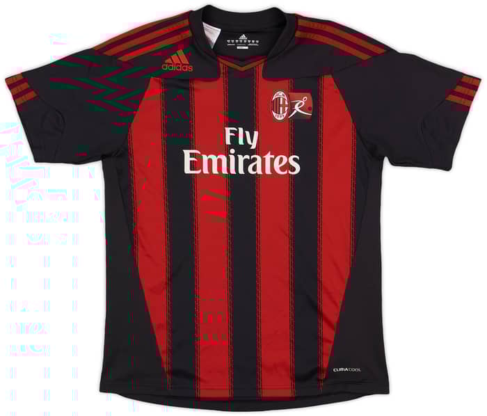 2011-12 AC Milan adidas Youth Camp Training Shirt - 7/10 - (XS)