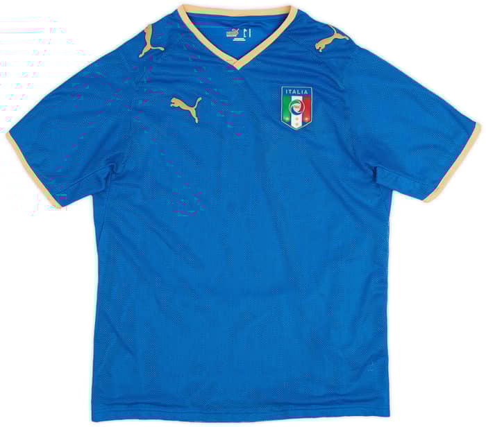 2007-08 Italy Home Shirt - 8/10 - (M)