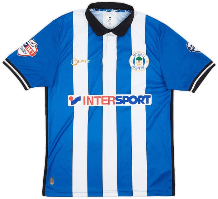 2014-15 Wigan Match Issue Home Shirt Fortune #32