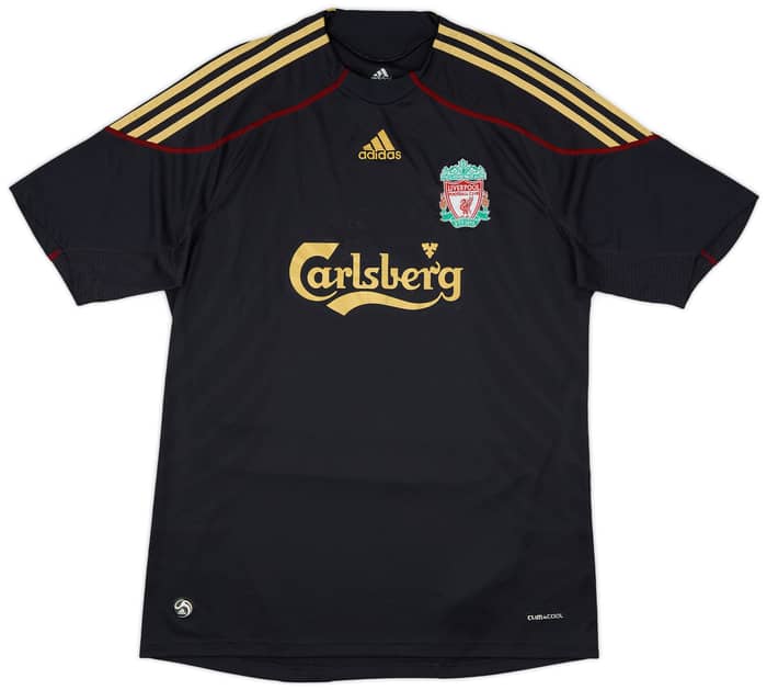 2009-10 Liverpool Away Shirt Gerrard #8 - 5/10 - (L)