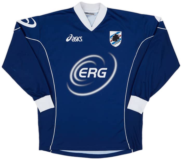 2003-04 Sampdoria Asics Training L/S Top - 7/10 - (L)