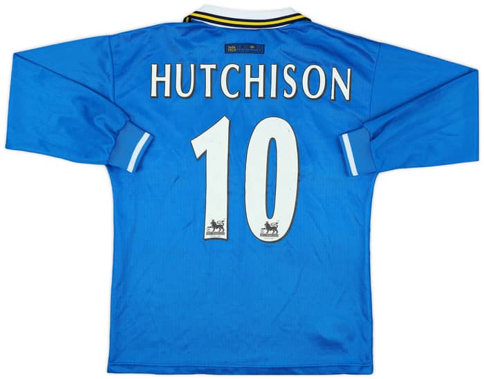 1997-99 Everton Home L/S Shirt Hutchison #10 - 5/10 - (L.Boys)