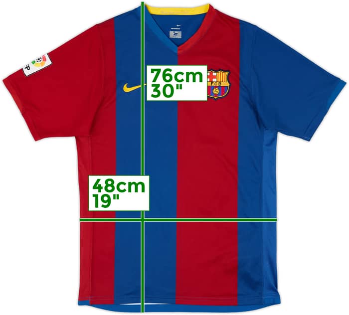 【お気にいる】 Shirt Home Barcelona 2006-07 Messi (S) - 5/10 - #19 ウェア