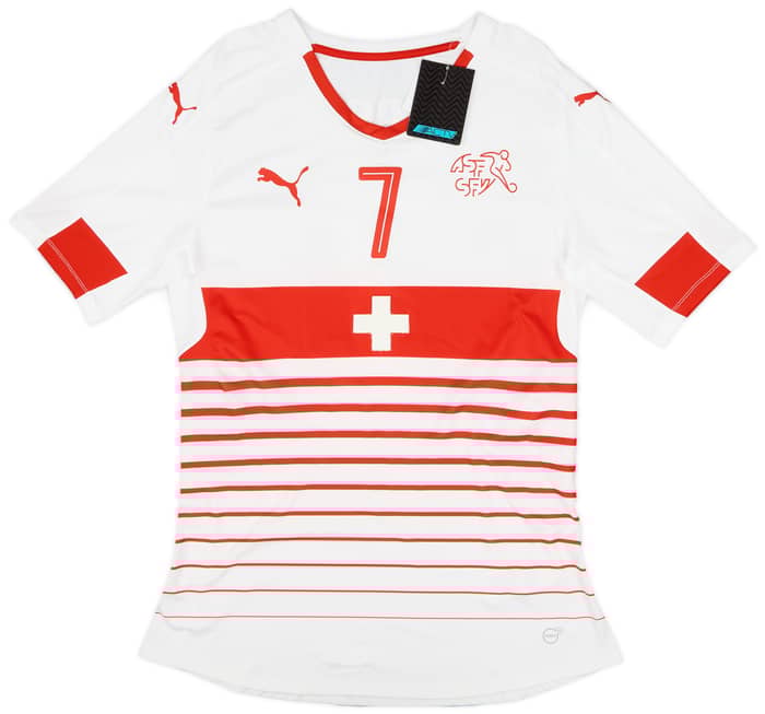 2016-17 Switzerland Player Issue Away Shirt Embolo #7 (XL)