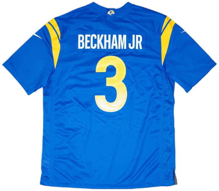 2021 LA Rams Beckham Jr #3 Nike Game Home Jersey (L)