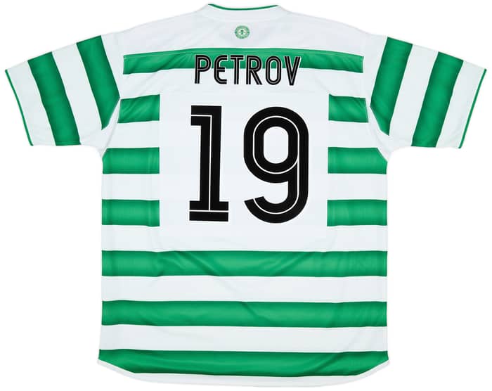 2003-04 Celtic Home Shirt Petrov #19 - 8/10 - (XL)