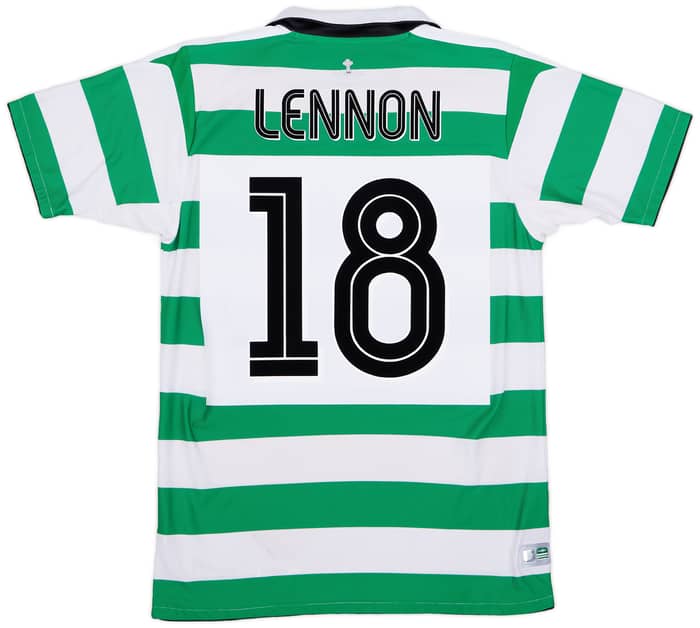 2004-05 Celtic Home Shirt Lennon #18 - 8/10 - (S)