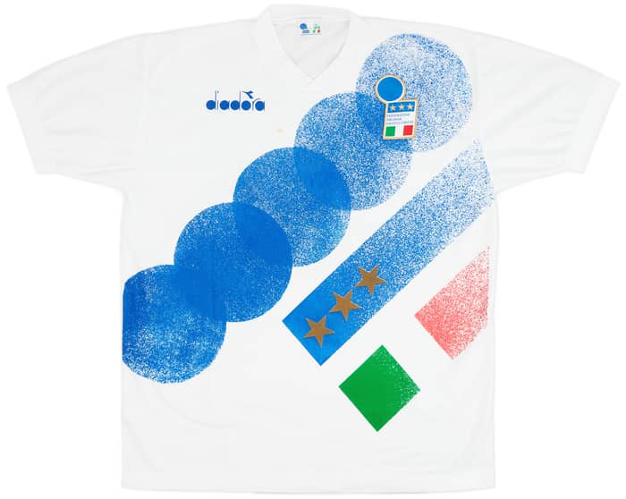 1992-94 Italy Diadora Training Shirt - 4/10 - (XL)
