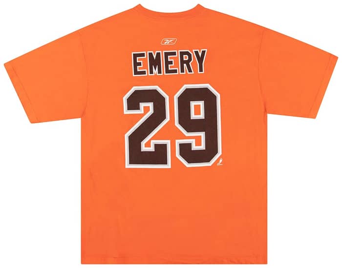 2009-10 Philadelphia Flyers Emery #29 Reebok Tee L