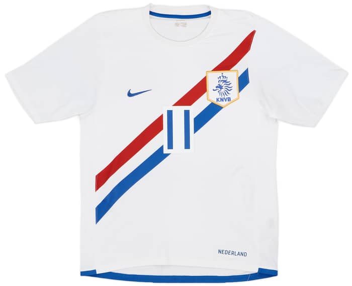 2006-08 Netherlands Away Shirt Robben #11 - 7/10 - (S)