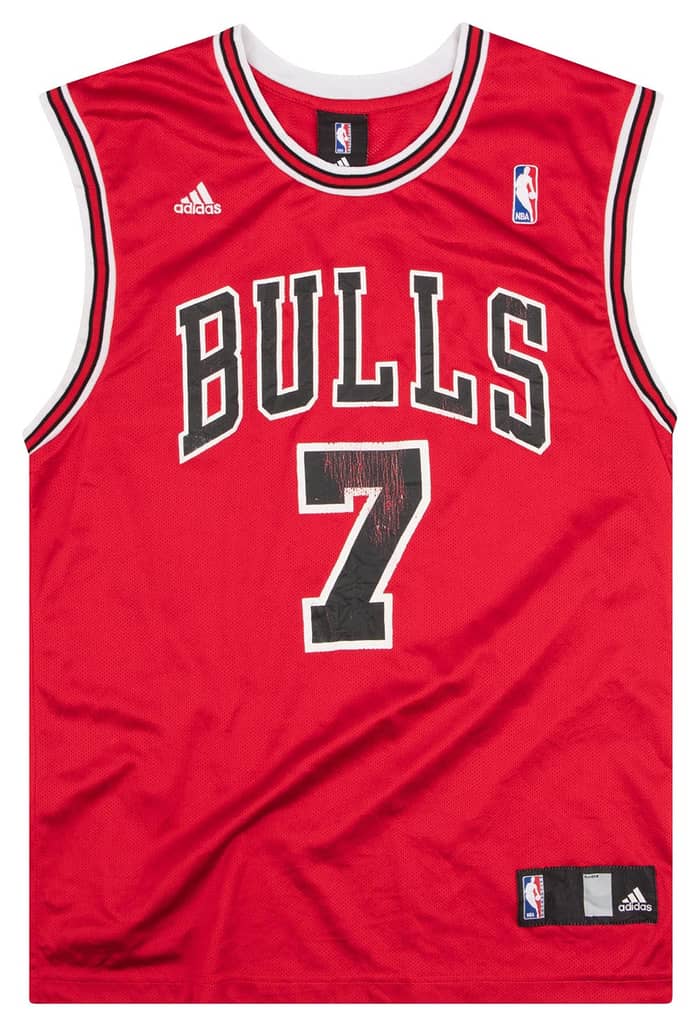 2006-09 Chicago Bulls Gordon #7 adidas Jersey (Away) M