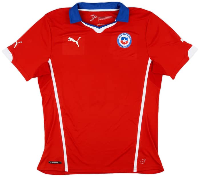 2014-15 Chile Home Shirt Beausejour #15 - 8/10 - (XL)