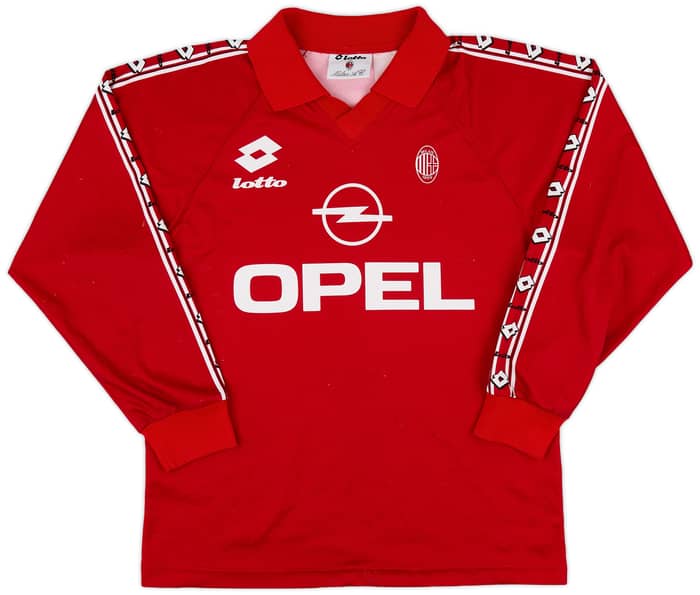 1995-96 AC Milan Lotto Training L/S Shirt - 7/10 - (L)