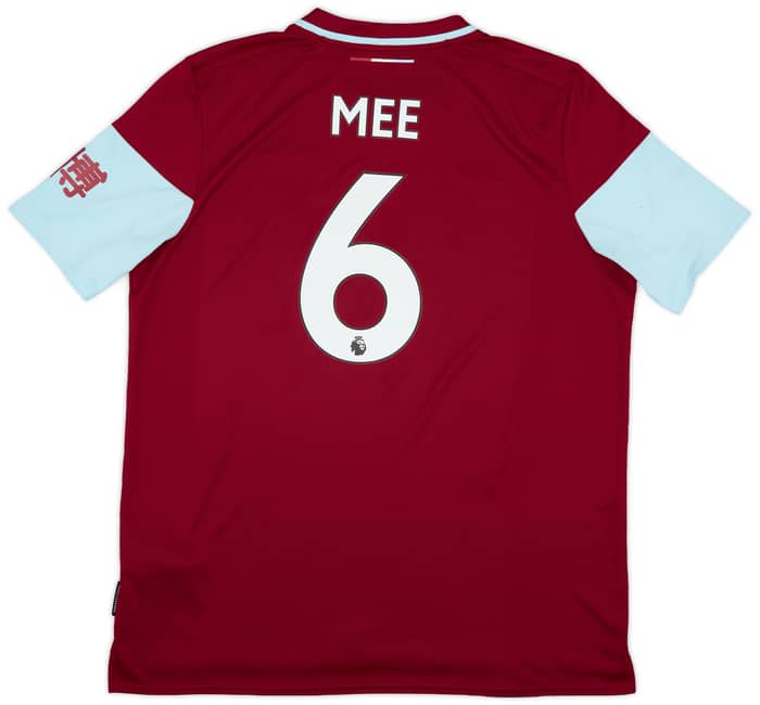 2020-21 Burnley Home Shirt Mee #6 - 9/10 - (XXL)