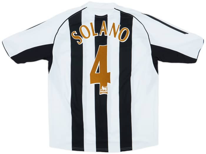 2005-07 Newcastle Home Shirt Solano #4 - 6/10 - (L)