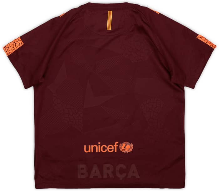 2017-18 Barcelona Third Shirt - 9/10 - (6-7 Years)