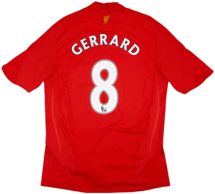 2008-10 Liverpool Home Shirt Gerrard #8 - 5/10 - (M)