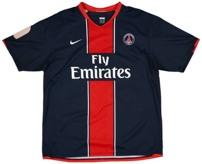 2007-08 Paris Saint-Germain Player Issue Home Shirt Giuly #7 - 9/10 - (XL)