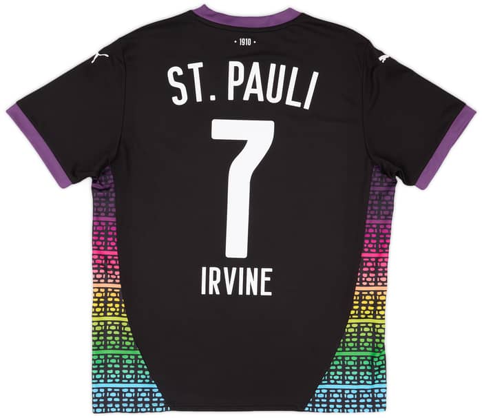 2024-25 St Pauli Third Shirt Irvine #7