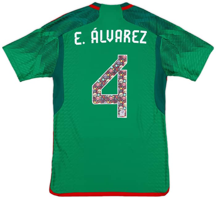 2022-23 Mexico Special Edition Authentic Home Shirt E.Alvarez #4