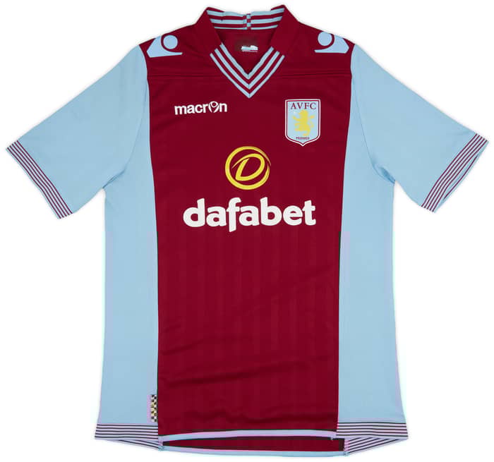 2013-14 Aston Villa Home Shirt Benteke #20 - 6/10 - (L)