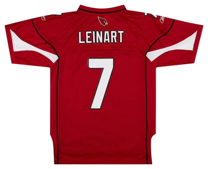 2007 Arizona Cardinals Leinart #7 Reebok Premier Jersey (Home) Y