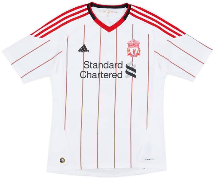 2010-11 Liverpool Away Shirt Gerrard #8 - 8/10 - (M)