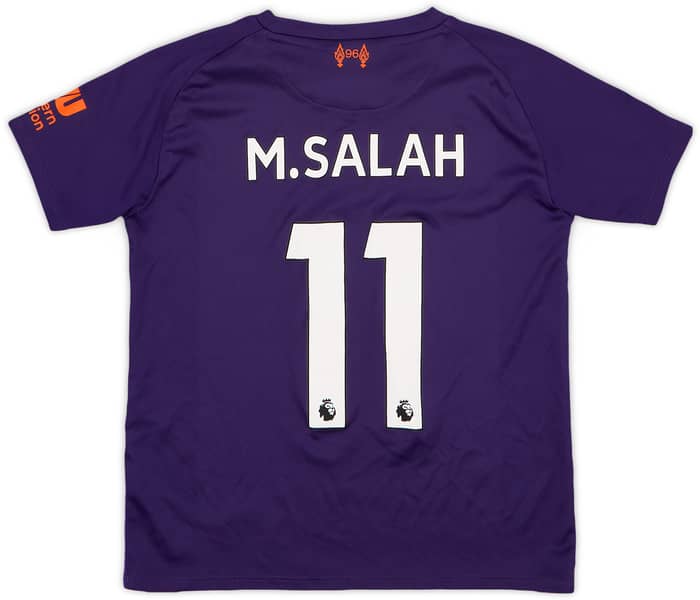2018-19 Liverpool Away Shirt M.Salah #11 - 7/10 - (4-5 Years)