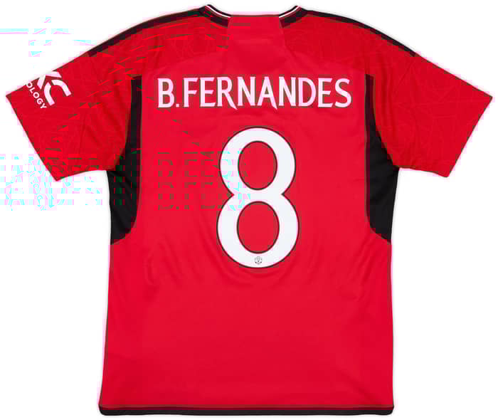 2023-24 Manchester United Home Shirt B.Fernandes #8 - 7/10 - (M)