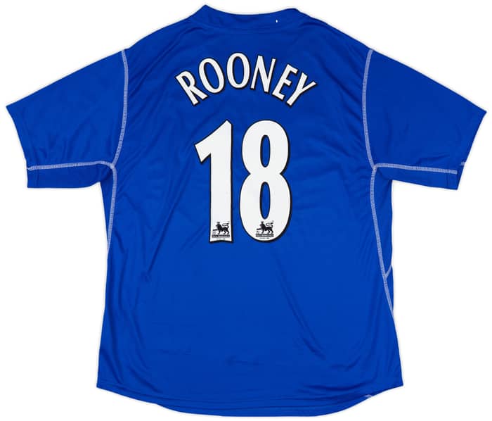 2002-03 Everton Home Shirt Rooney #18 - 8/10 - (XXL)