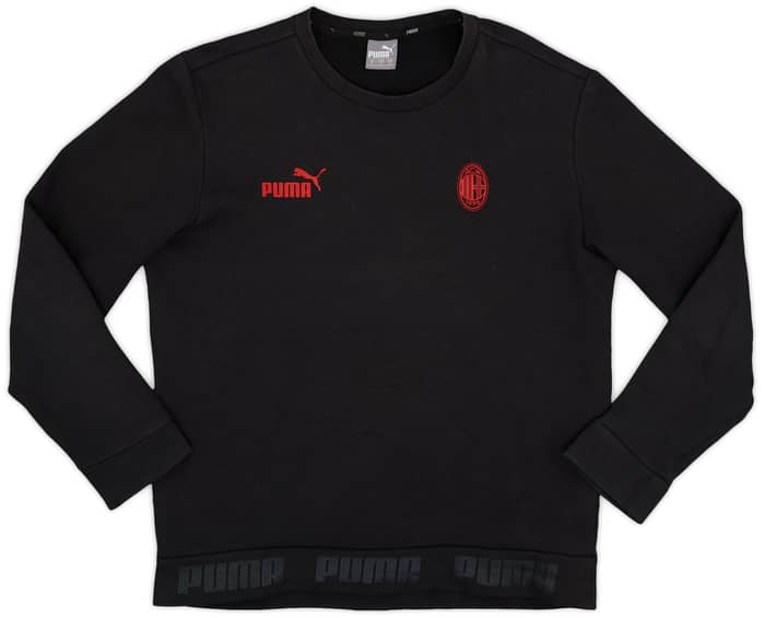 2018-19 AC Milan Puma Sweat Top - 7/10 - (S)