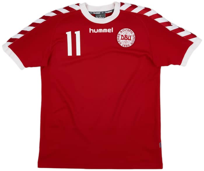 2002-03 Denmark Home Shirt Sand #11 - 8/10 - (S)