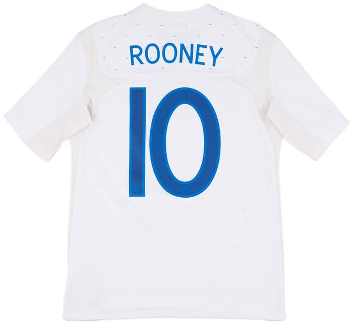 2010-11 England Home Shirt Rooney #10 - 9/10 - (S)