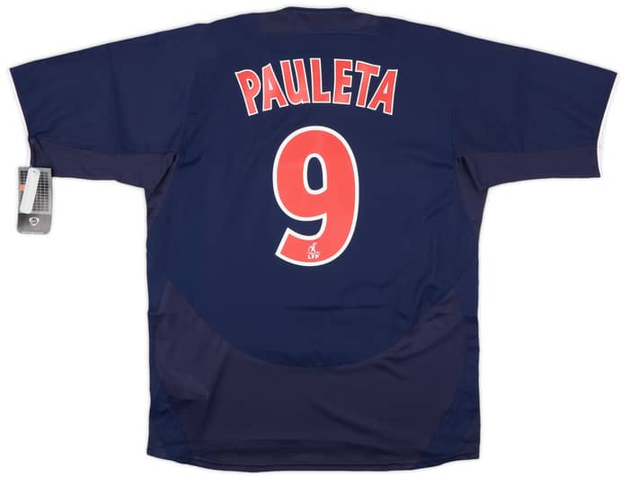人気沸騰ブラドン 2003-04 Paris Saint-Germain Home Shirt Pauleta #9 (L) 応援グッズ