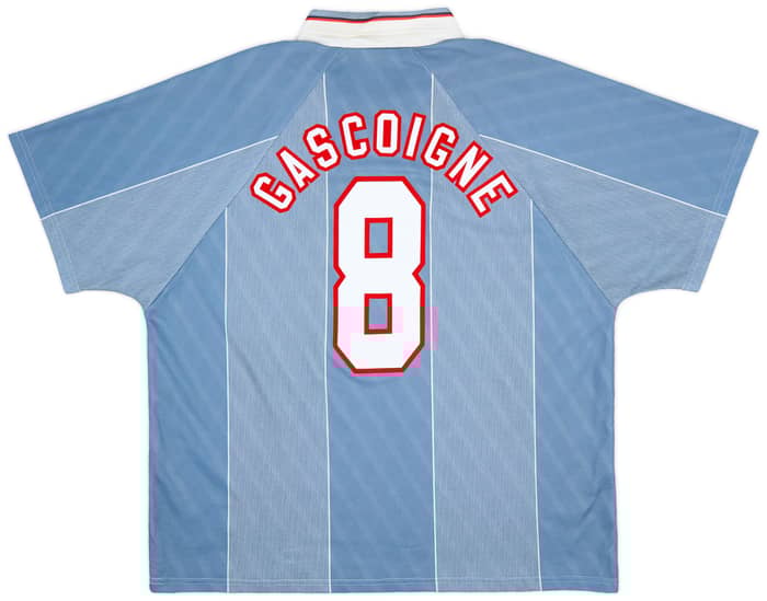 1996-97 England Away Shirt Gascoigne #8 - 9/10 - (XXL)