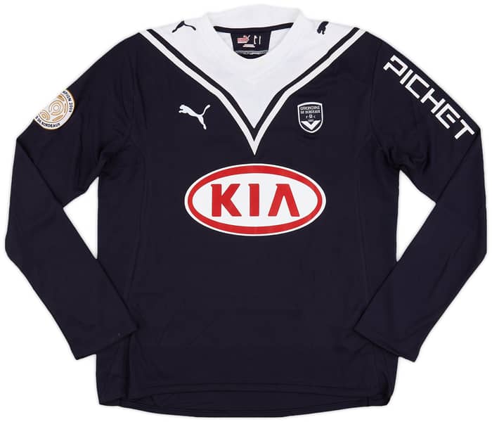 2009-10 Bordeaux Match Issue Home L/S Shirt Bellion #11
