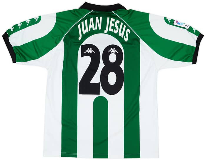 1998-99 Real Betis Match Issue Home Shirt Juan Jesus #28