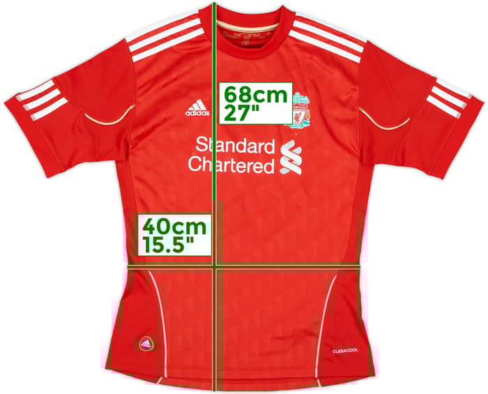 2010-12 Liverpool Home Shirt Gerrard #8 - 5/10 - (S)