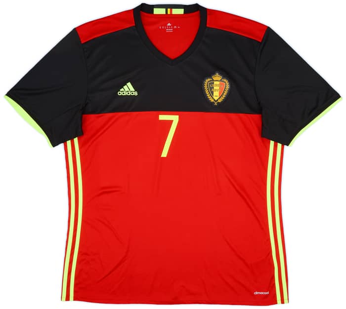 2016-17 Belgium Home Shirt De Bruyne #7 - 6/10 - (XL)